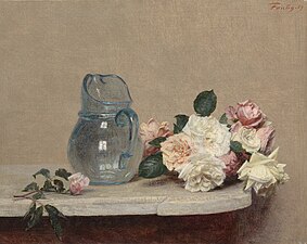 Les Roses (1889), musée des Beaux-Arts de Lyon.