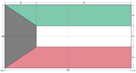 Flag construction sheet