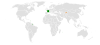 Location map for France and Kyrgyzstan.