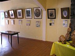 Galerie des présidents à la mairie de Touët-sur-Var.