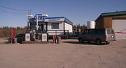 Gas station at Behchokǫ̀ (2009)