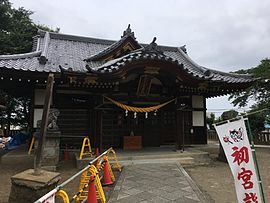 藤岡市　富士浅間神社　拝殿