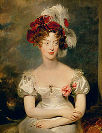 Portrait of the Duchess of Berry, 1825