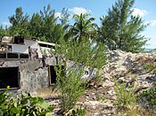 Teignmouth Electron (boat), remains at Cayman Brac, by Lee Shoal, 2011