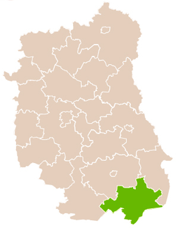 Location within the voivodeship