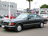 Photo d'un coupé Mercedes-Benz C126.