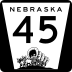 State Highway 45 marker