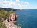 Reliques du rift médio-continental : falaises à Palisade Head et à Shovel Point dans le Minnesota.