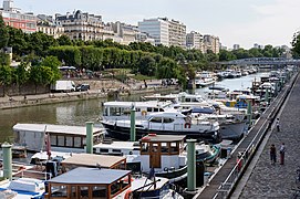 Vue depuis le boulevard Bourdon.