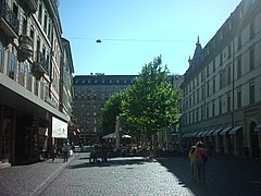 Place piétonne en 2007