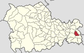 Location in Neamț County