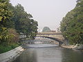 Ponte Mosca visto dalla Dora Riparia a Torino