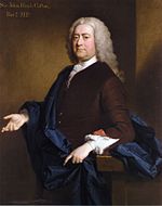 Portrait of Sir John Hynde Cotton (1686–1752), Williams-Wynn's Tory colleague