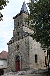 The church in Queyssac-les-Vignes