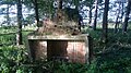 Remains of one of the many Nissen huts at Riddlesworth Camp