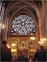 West rose window of Sainte-Chapelle, Paris (1485-1498)