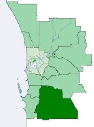 Contea di Serpentine-Jarrahdale – Mappa