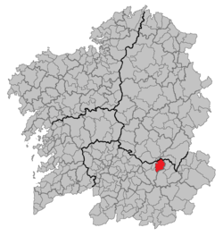 Location in Galicia