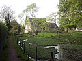 Disused watercress bed, dating from the 1950s,[12] and parish church