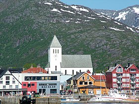 View of the church and its surroundings