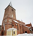 L'église sous la neige