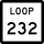 State Highway Loop 232 marker