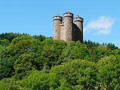 Château d'Anjony à Tournemire.