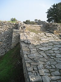 Southwest ramp of Troy II.