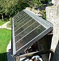 Image 41Solar water heaters facing the Sun to maximize gain (from Solar energy)