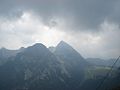 Blick von der Hochsalwand auf den Wendelstein