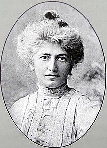 Portrait of Nakashidze in her signature white hair