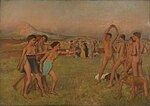 Young Spartans Exercising, c. 1860–1862, National Gallery, London
