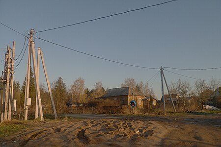 Центральная улица в Землино (Новое Землино)