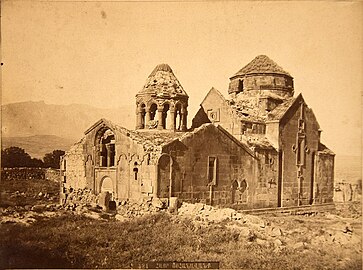 Հովհանավանքը 1890-1892 թվականներին, տեսքը հարավ-արևմուտքից