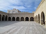 The courtyard (looking west)