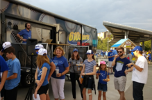 The 610 Sports Radio Mobile Studio at Kauffman Stadium.