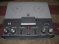 Ampex Model 1250 tube stereo tape recorder c. 1962 – designed for the high end consumer market