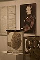 The brain of Charles Babbage in a museum next to his machines