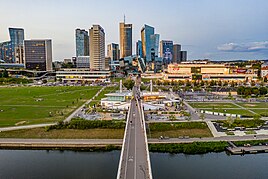 Central Business District seen from the White Bridge