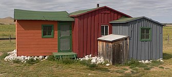 The Bone Cabin, used during twenty-five years of fossil excavations at the Agate Fossil Beds