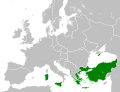 Byzantine Empire (286/395–1453 AD) in 814 AD.