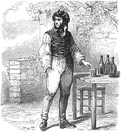 Gaspard Caderousse, tailleur d'habits et voisin de Dantès.