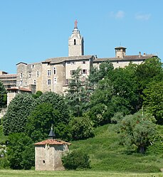A view of the citadel of Chazay-d'Azergues