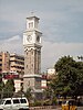 Secunderabad Clock Tower with its dials as Roman numerals.
