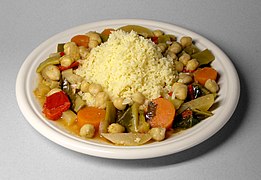 Couscous de légumes.