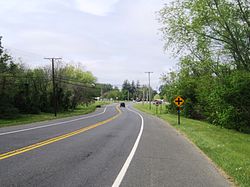 Center of Cream Ridge at County Route 539 and Burlington Path Road