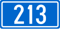 D213 state road shield