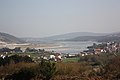 Vista do estuario do río Anllóns desde Canduas.