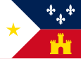 Drapeau de l'Acadiane.