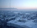 Frozen Kaban from Kazan State University's building